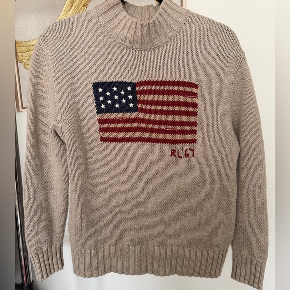 Ralph Lauren Sweaters - Ralph Lauren Beige Knit Sweater Size Small